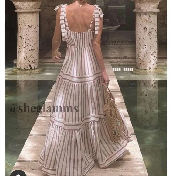 white christmas dresses Paneros Clothing GIA Maxi Dress - Yellow main image 1